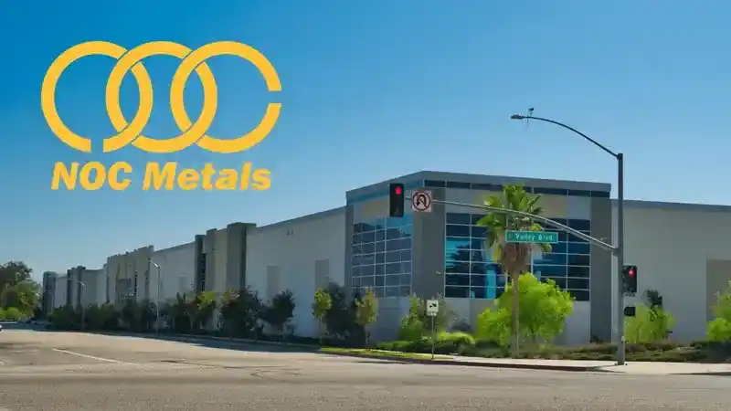 Tungsten carbide powder supplier in California - NOC Metals facility exterior